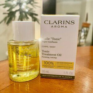 CLARINS Tonic Treatment Oil - Visibly Firming Toning & Tightening Body Oil - NWT